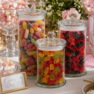 Glaskrukker Til Candy Bar