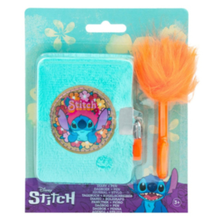Stitch® Pehmopäiväkirja Lukolla & Pörrökynällä