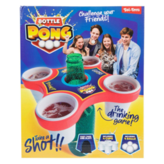 Bottle Pong® Seurapeli – 4 Palloa & 4 Kuppia