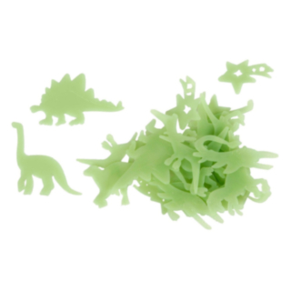 DinoWorld® Pimeässähohtavat Dinosaurus Seinätarrat 24 kpl