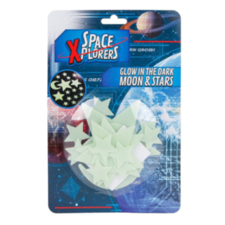Space Xplorers® Pimeässä Hohtavat Kuu & Tähdet