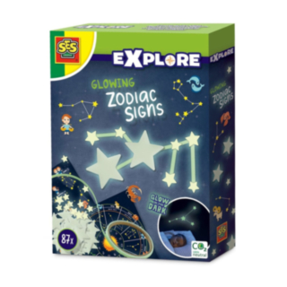 SES® Explore Pimeässä Hohtavat Horoskooppimerkit Setti