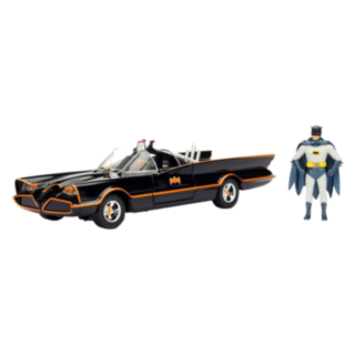 Batman® 1966 Classic Batmobile Pienoismalli 1:24 Figuurilla