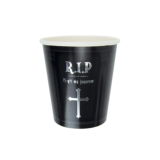 Halloween-paperimukit musta