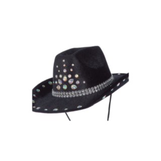 Musta cowboyhattu strasseilla