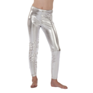 Hopea Metallinhohtoiset Lasten Leggingsit