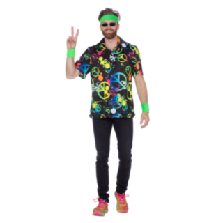 Monivärinen Hippipaita