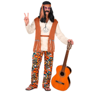 Hippimiehen asu Hippimiehen asu