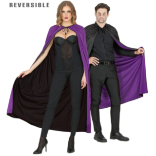 Käännettävä vampyyriviitta musta/lila