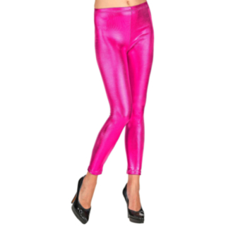 Metallisen pinkit leggingsit