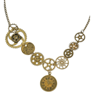 Steampunk-rataskaulakoru kupari