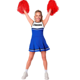 Amerikkalainen Cheerleader Asu Sininen