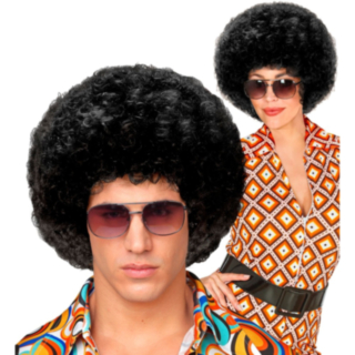 70-luvun disco afroperuukki musta