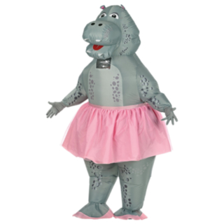 Puhallettava Hippo Ballerina Asu