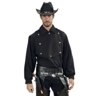 Musta cowboy-paita