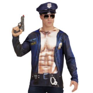 Pitkähihainen Poliisipaita