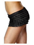 Mustat hotpantsit