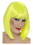 Glam-peruukki Keltainen