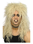 80-luvun Hard Rock Peruukki Vaalea