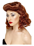 Pin-up Peruukki Ruskea