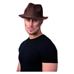 Trilby Hattu Ruskea