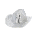 LED Paljetti Cowboy-hattu Hopea