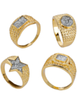90-Luvun Bling Sormus