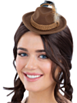 Oktoberfest Minihattu Hiusklipsi Ruskea