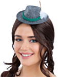 Oktoberfest Minihattu Hiusklipsi Harmaa