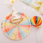 Pastel Mix Lautaset Kultareuna