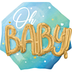 Oh Baby Foliopallo Vaaleansininen