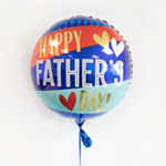 Pyöreä Happy Fathers Day Foliopallo