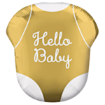 Hello Baby Body foliopallo kulta