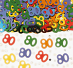 80-luvun Konfetti Värikäs