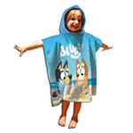 Bluey® Bingo Pyyheponcho Sininen