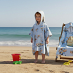Bluey® Pyyheponcho Vaaleansininen