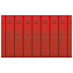 High School Locker Tausta Seinälle