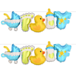 Babyshower Foliopallonauha Sininen
