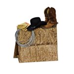 Western 3D-pöytäkoristeet