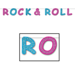 Rock & Roll Kirjainnauha