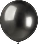 Pyöreät Kromi Ilmapallot Space Grey