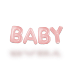 Baby Ilmapallonauha Pastellirosa