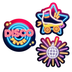Disco Fever Seinäkoriste