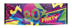 80's Party Banneri