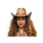 Bloom cowboyhattu ruskea