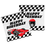 Kilpa-auton Happy Birthday Servietit