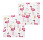 Pinkki flamingo -servetit