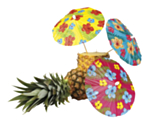 Havaijikukat Cocktail Sateenvarjot