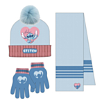 Stitch® Pipo, Hanskat & Kaulaliina Vaaleansininen