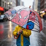 Spiderman® Sateenvarjo Läpinäkyvä